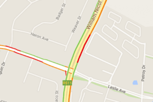 Screenshot of William Nicol Drive