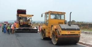 Zambian road construction