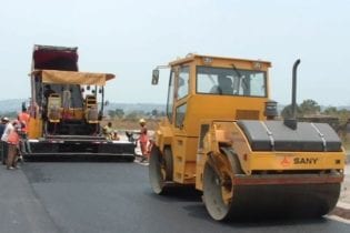 Zambian road construction