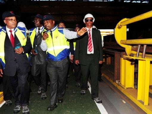 Zuma at Transnet image