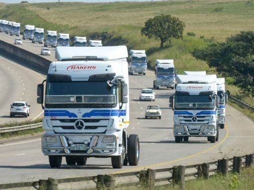 Bakers Transport Actros fleet