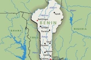 Benin map