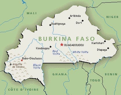 Burkina Faso map