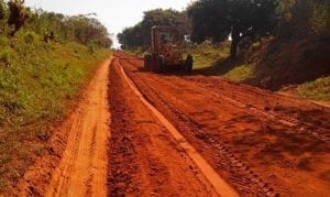 Mozambique gravel road