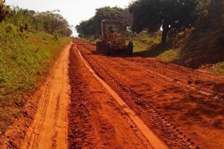 Mozambique gravel road