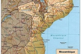 Mozambique map image