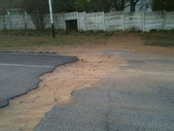 bad roads in south africa image