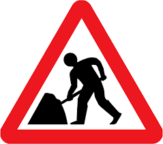 roadworks sign image