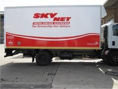 skynet worldwide express truck