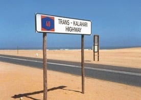 trans kalahari highway