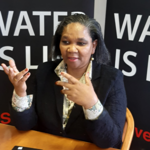 Boniswa Hene, Director Regulation, Department of Water and Sanitation