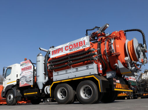 Werner Pump's wet and dry combi-vacuum and jetting truck