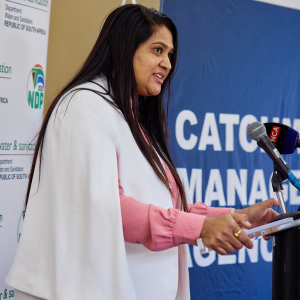 Dr Thava Kelly, chairperson,Pongolo–uMzimkhulu Catchment
Management Agency