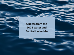 2025 quotes Water And Sanitation Indaba
