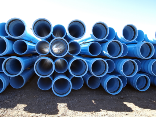 Recycled plastic in pipe manufacturing