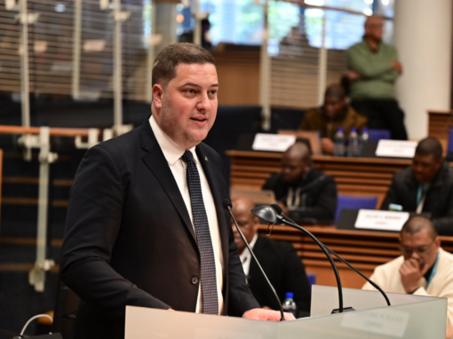 Cape Town City Council Mayor Geordin Hill-Lewis