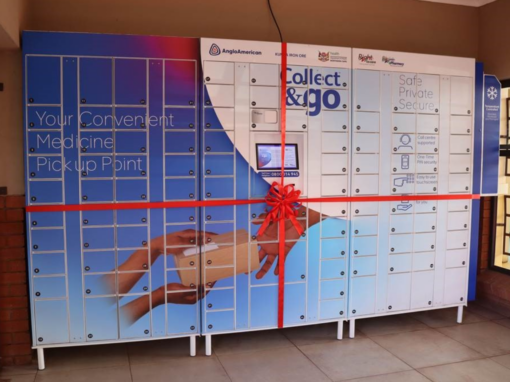 Collect&Go™ Smart Lockers at Postmansburg Clinic.