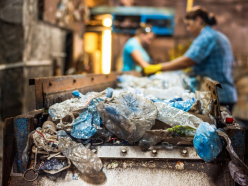 landfill rubbish for recycling