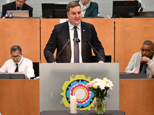 Cape Town Mayor Geordin Hill-Lewis