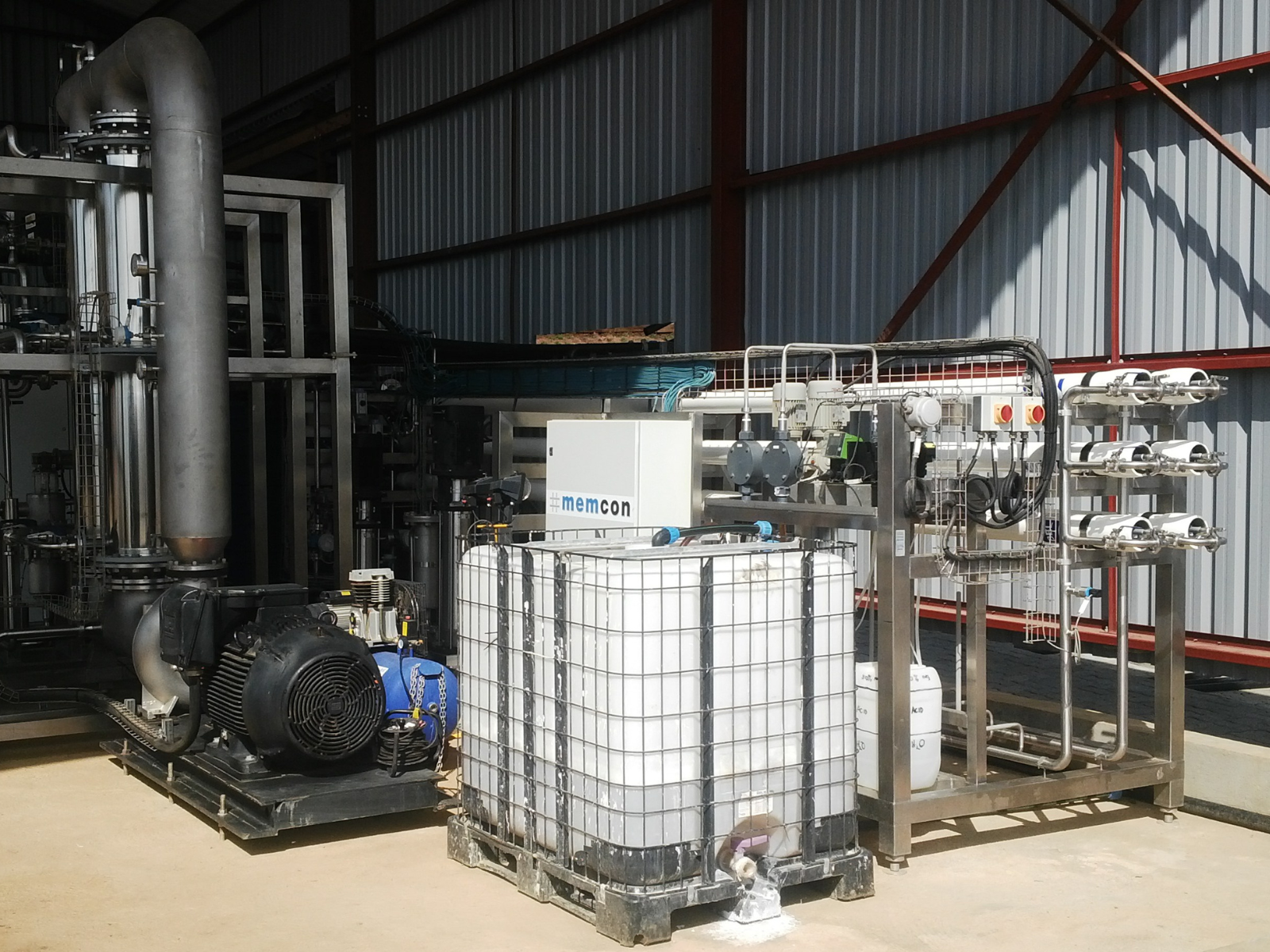 Leachate treatment plant in Africa