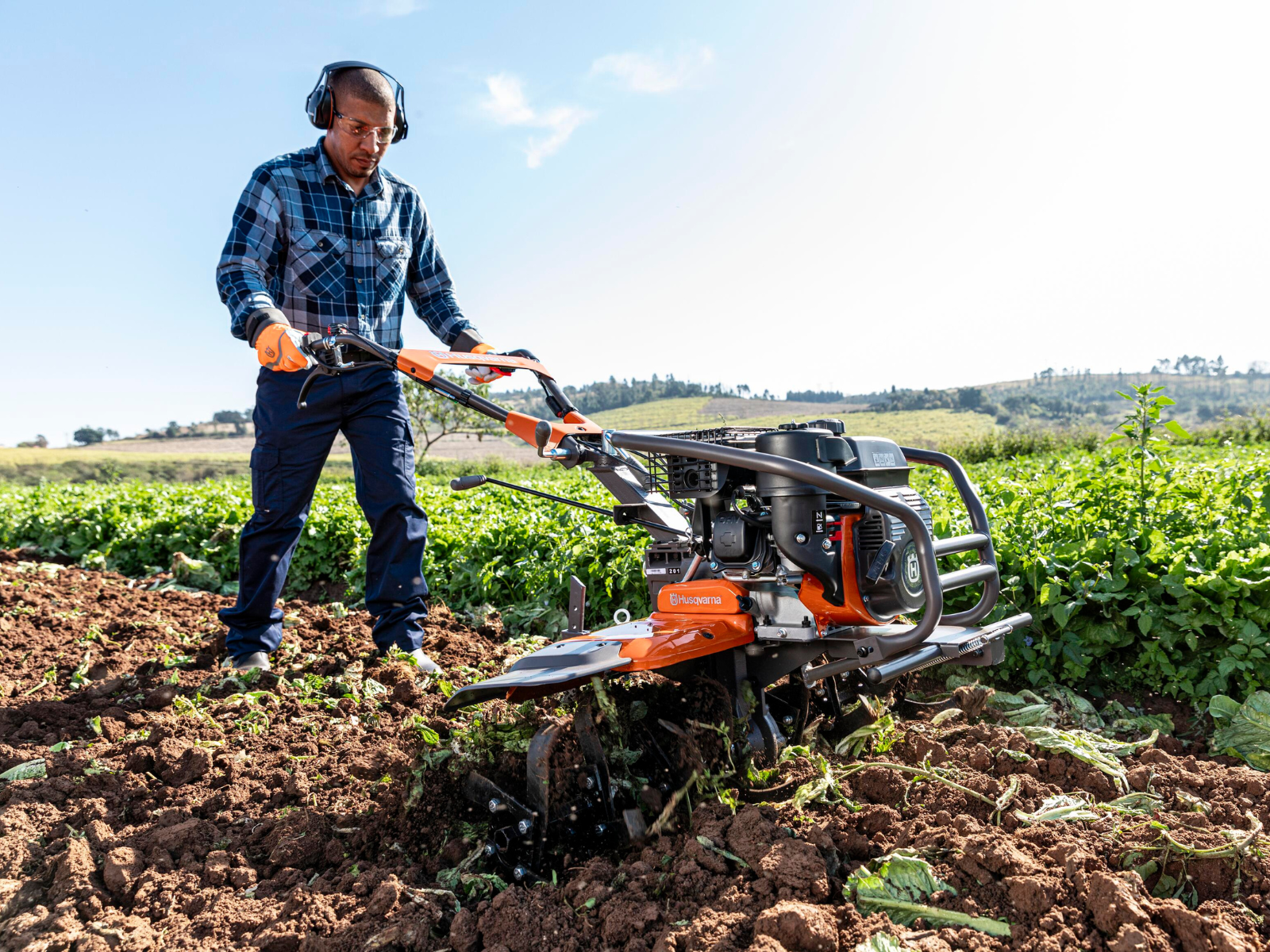 Husqvarna soil tiling
