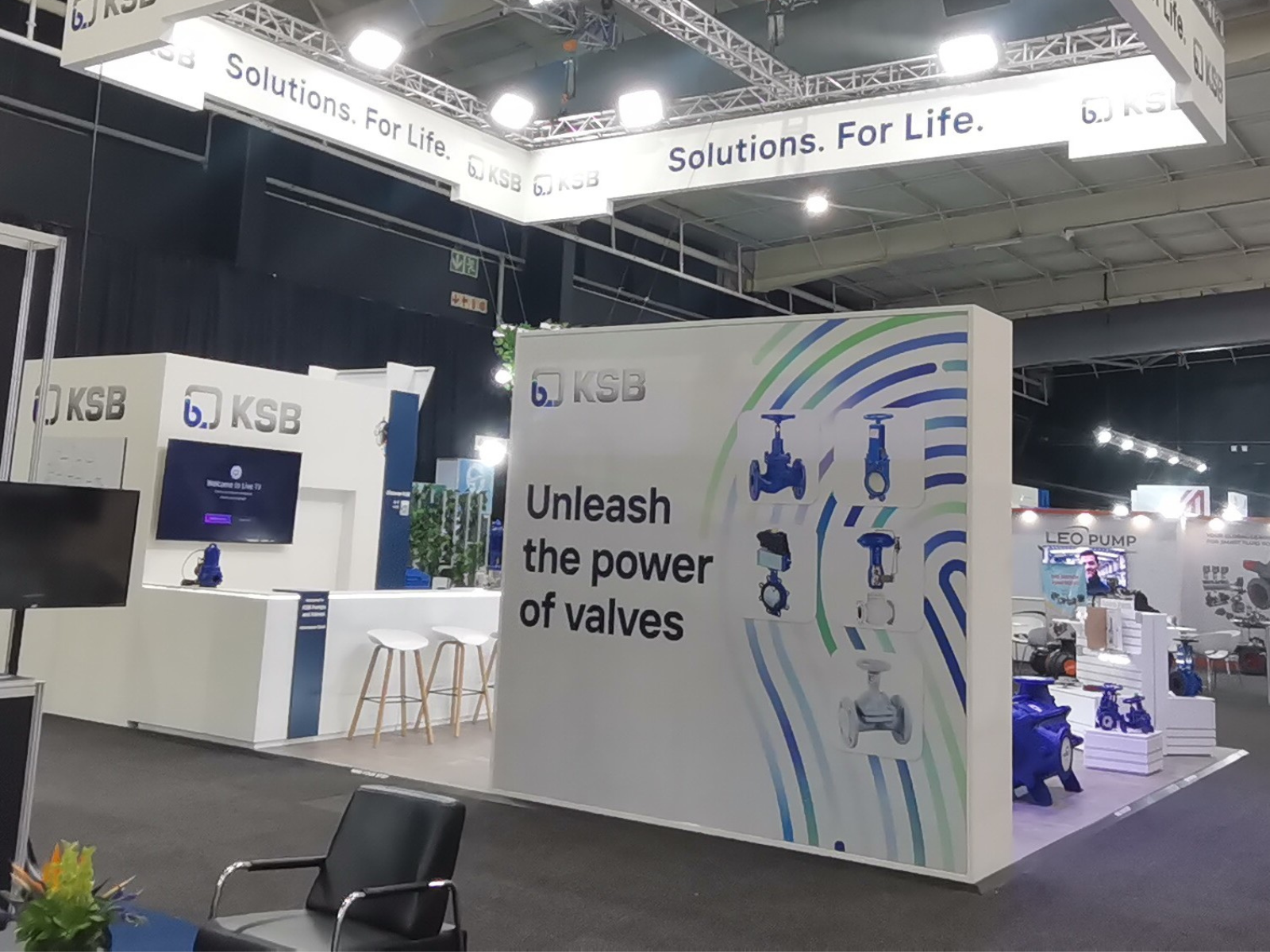 KSB stand Trade show at IFAT 2025