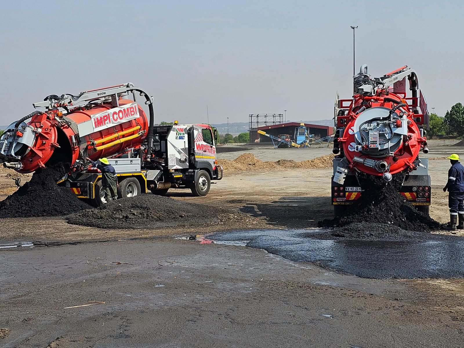 Werner Pumps ‘combi’ trucks which are both jetting and vacuum