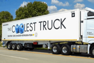 Woolworths first zero emission refrigeration truck