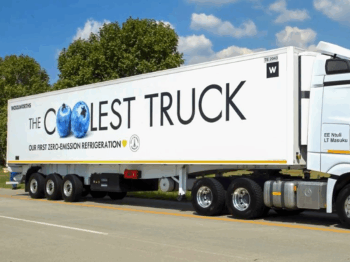 Woolworths first zero emission refrigeration truck