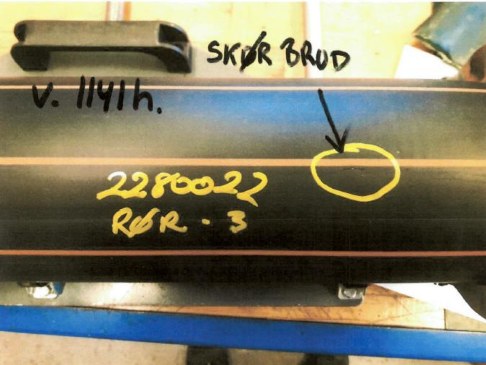 110 mm pipe with recycled material showed a brittle failure SAPPMA