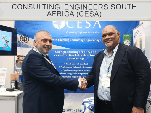 CESA President, David Leukes, and ICEG President, Oleksandr Nepomnyashchyy