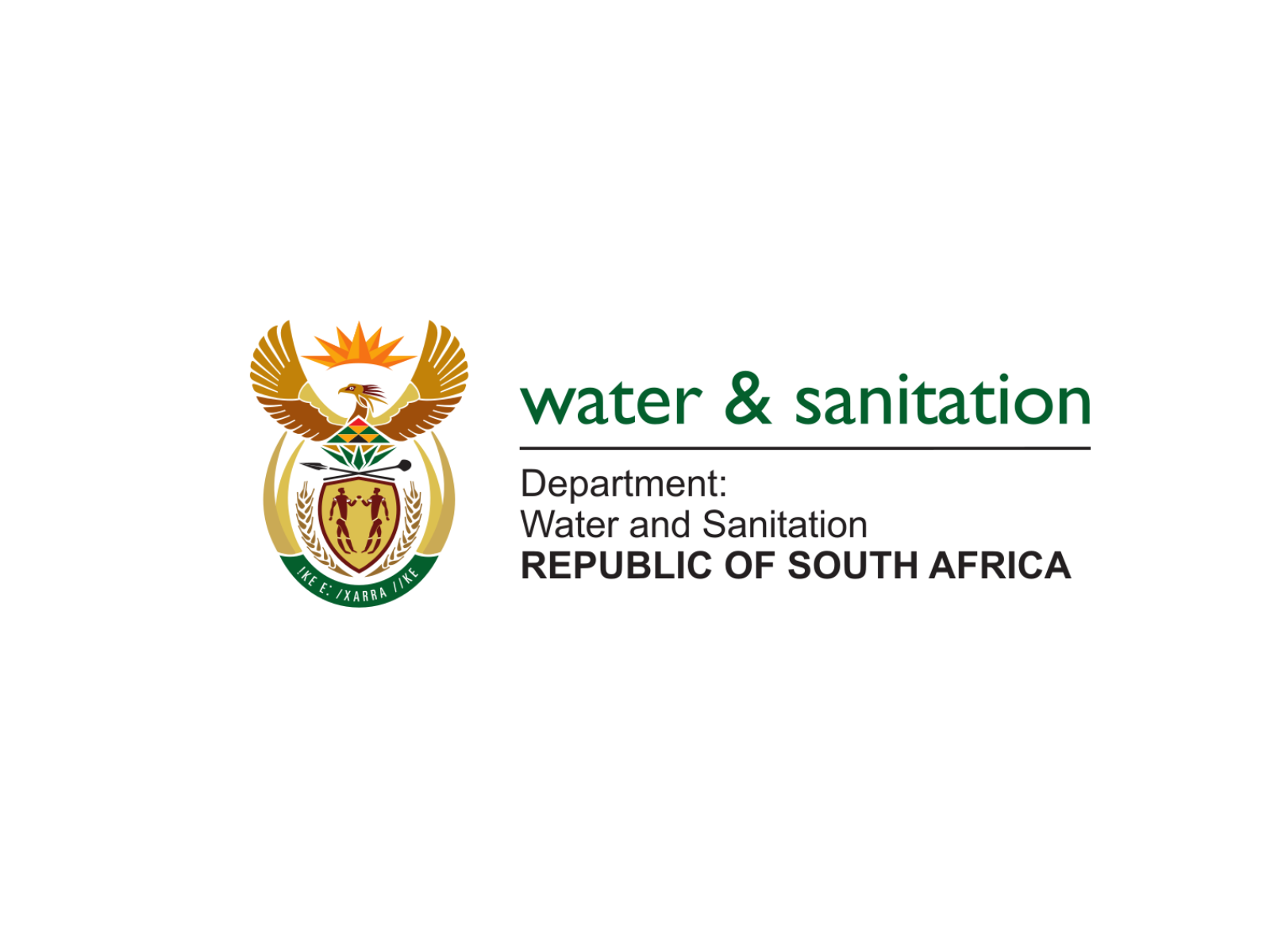 Department of Water and Sanitation logo