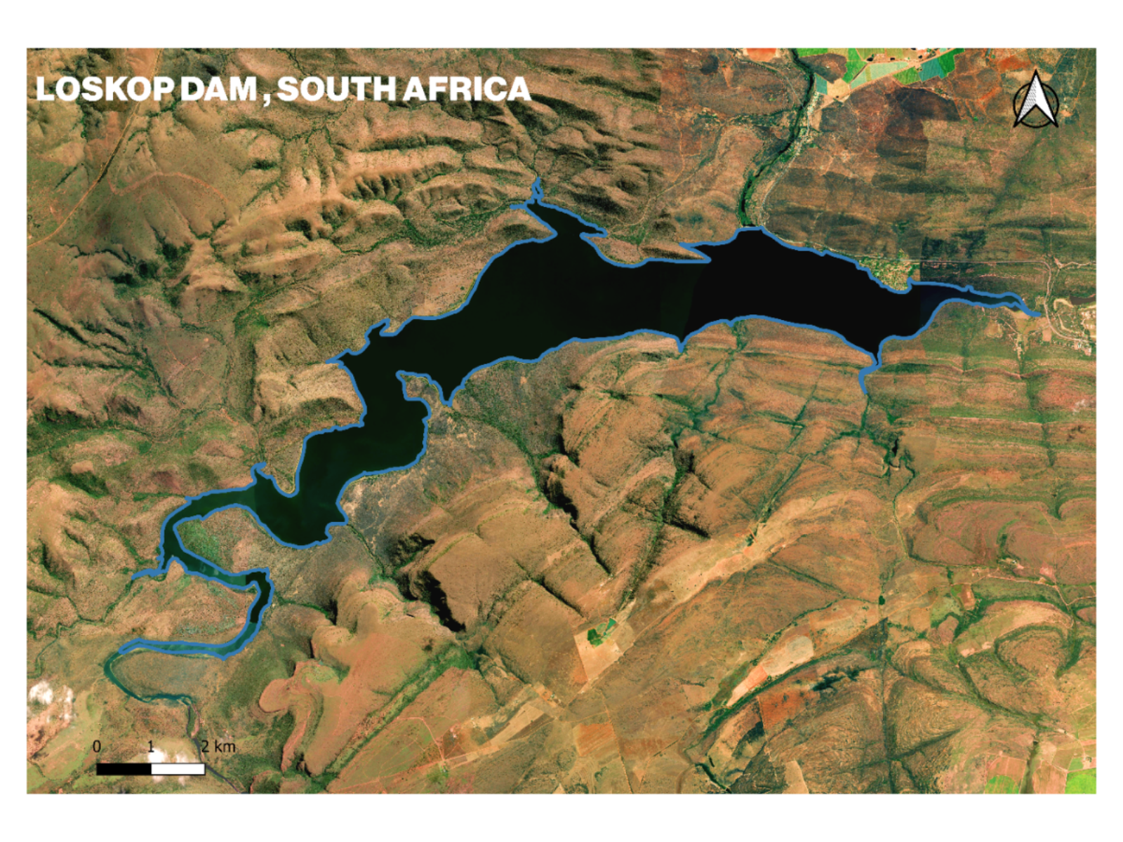 Digital Earth Loskop Dam South Africa