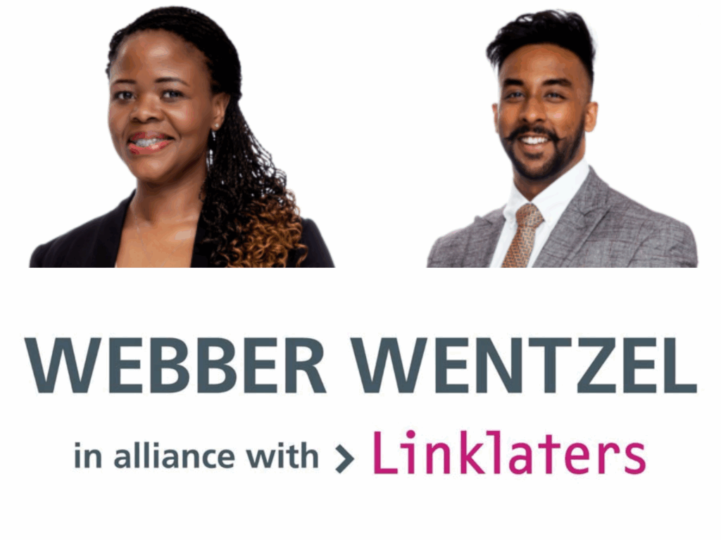 Lerato Nkanza, partner, and Hemal Heeralal, candidate attorney, Webber Wentzel