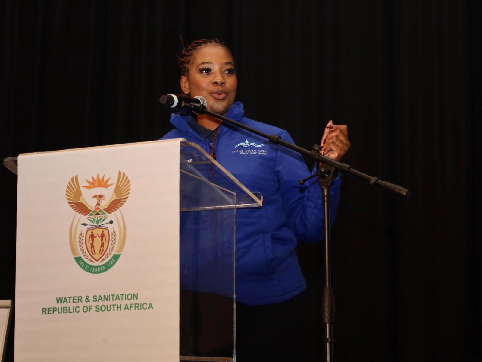 Mariah Malatji gave a presentation on how the youth platform is progressing and the role young professionals continue to play in the sector