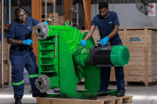 Verder Pumps green peristaltic hose pumps