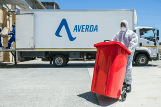 Averda Medical Waste truck and disposal