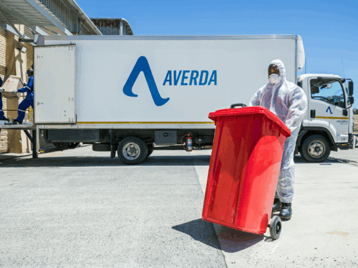 Averda Medical Waste truck and disposal