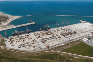 Port of Ngqura in Nelson Mandela Bay Municipality