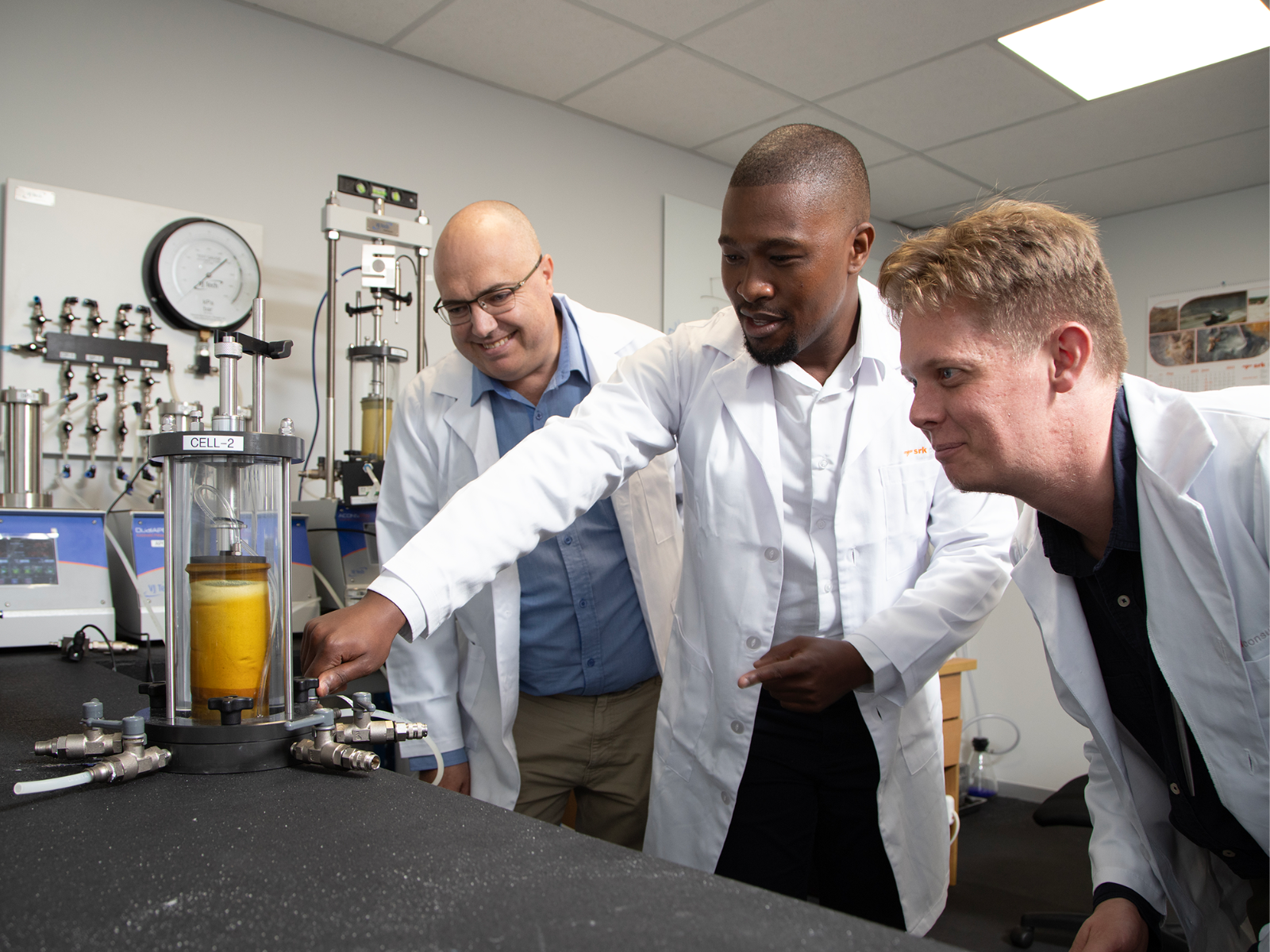 Tinus Grobler, Sthembiso Hadebe, and Gregory Mc Donald