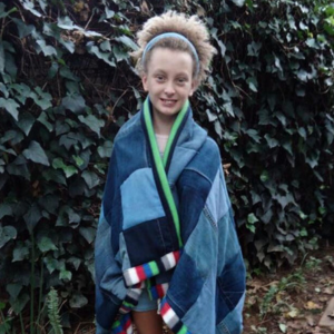 Weighted blankets made from repurposed denim