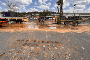 borehole drilling during water shortages
