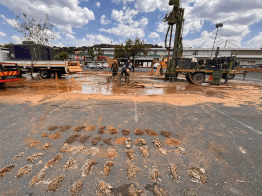 borehole drilling during water shortages