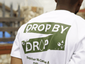 Drop-by-Drop Water Conservation Outreach project Tshirt