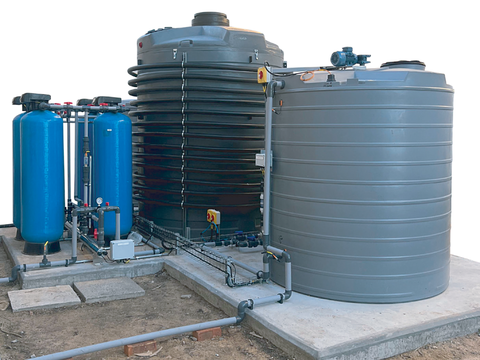 GreenCape Development water tanks