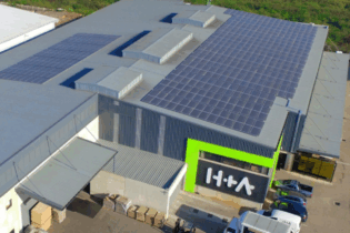 HA Solar Panels outside building renewable energy source