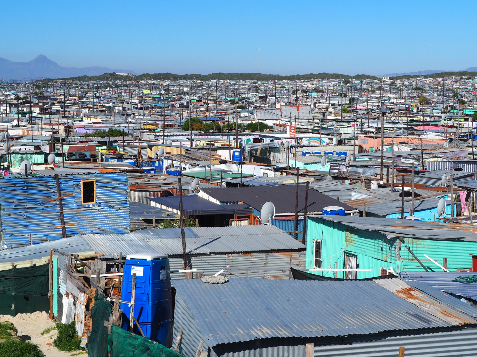 Illegal water use in informal settlements