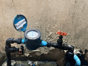 Non-compliant water meters leaking water in South Africa