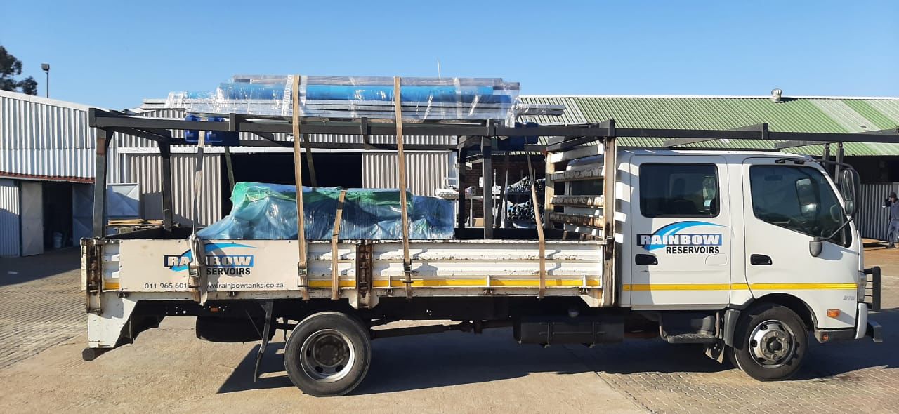 Rainbow Reservoir delivery truck