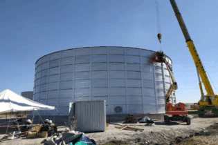 Rainbow Reservoir modular nature of these tanks